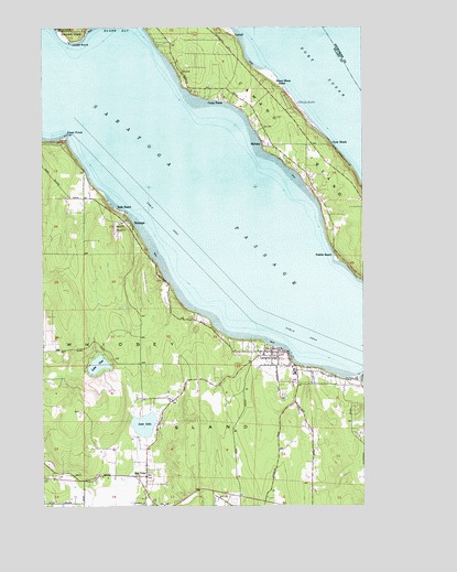 Langley, WA USGS Topographic Map
