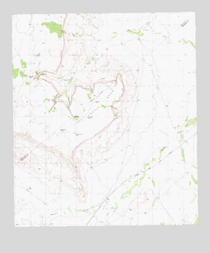 Last Chance Mesa, TX USGS Topographic Map