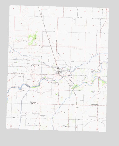 Laton, CA USGS Topographic Map
