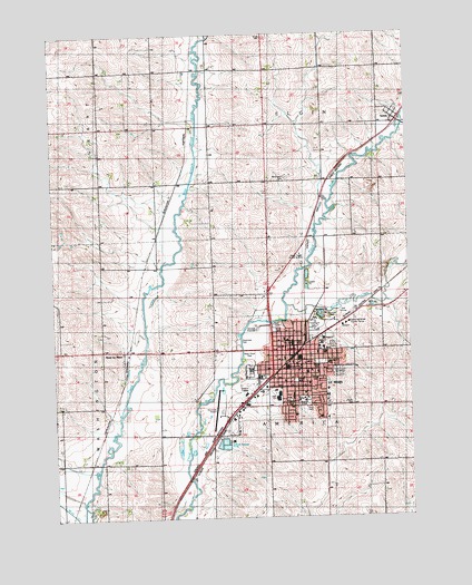 Le Mars, IA USGS Topographic Map