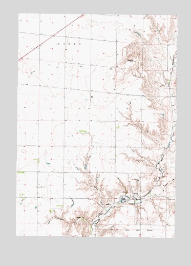 Canning, SD USGS Topographic Map