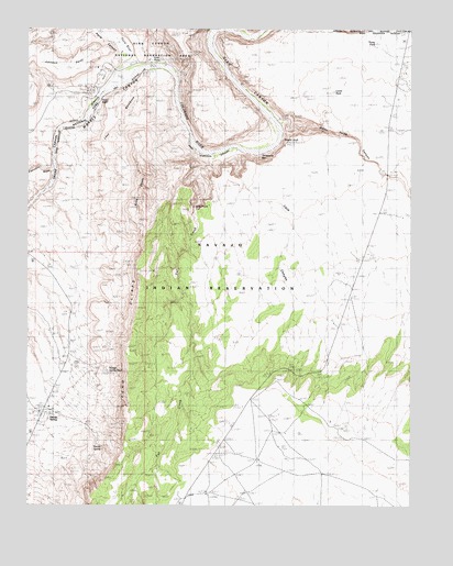 Lees Ferry, AZ USGS Topographic Map