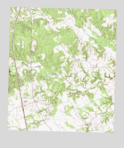 Leona, TX USGS Topographic Map