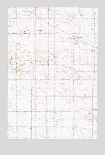 Lindsay, MT USGS Topographic Map