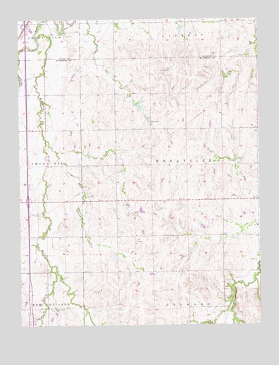 Lindsborg SE, KS USGS Topographic Map