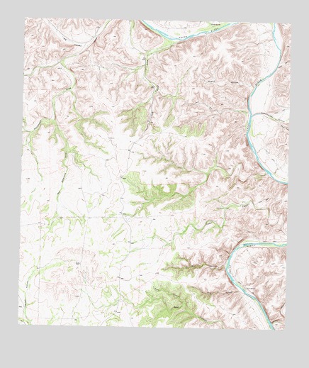 Little Fielder Draw, TX USGS Topographic Map