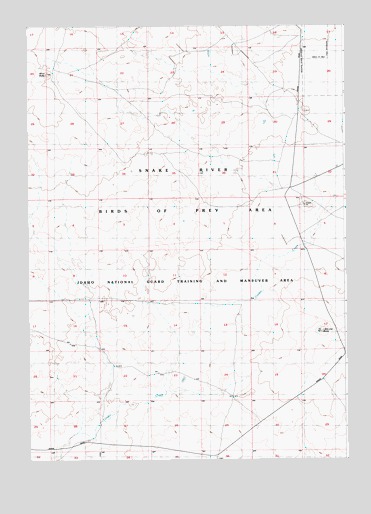 Little Joe Butte, ID USGS Topographic Map
