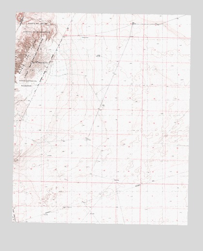 Little San Pascual Mountain, NM USGS Topographic Map