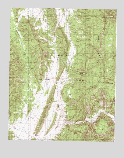 Llaves, NM USGS Topographic Map
