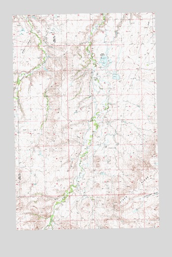 Lloyd NW, MT USGS Topographic Map