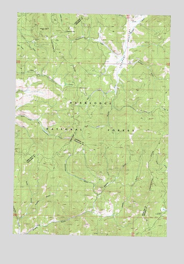 Lockhart Meadows, MT USGS Topographic Map