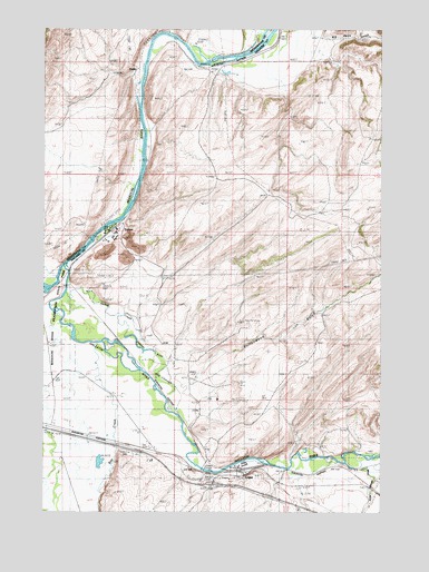 Logan, MT USGS Topographic Map