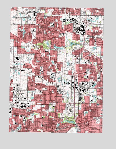 Lombard, IL USGS Topographic Map