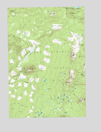 Lone Butte, WA USGS Topographic Map