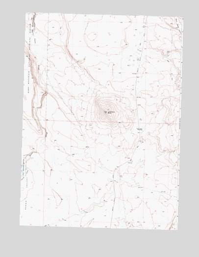 Lone Grave Butte, OR USGS Topographic Map
