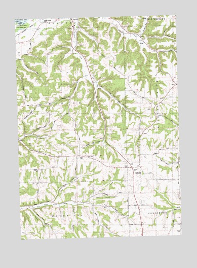 Long Hollow, WI USGS Topographic Map