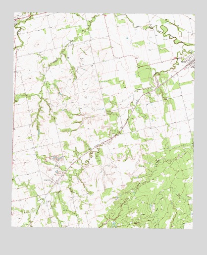 Longworth, TX USGS Topographic Map