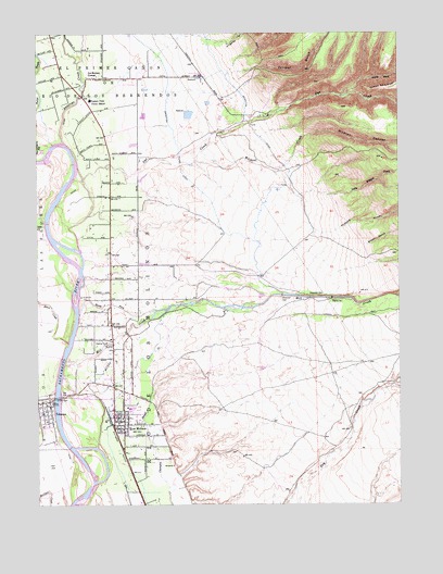Los Molinos, CA USGS Topographic Map