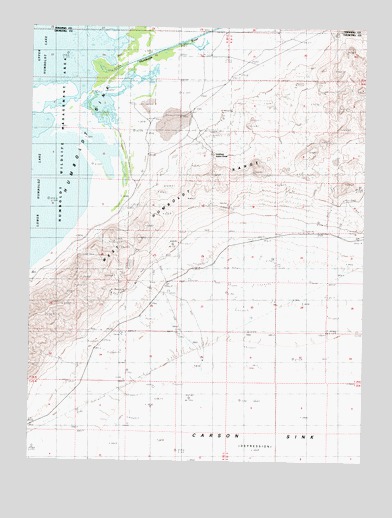 Lovelock Indian Caves, NV USGS Topographic Map
