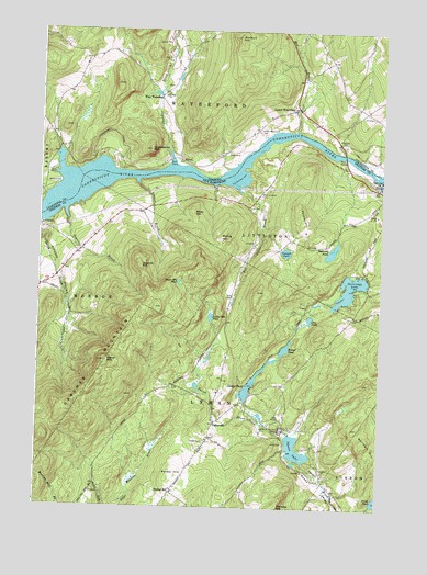 Lower Waterford, VT USGS Topographic Map