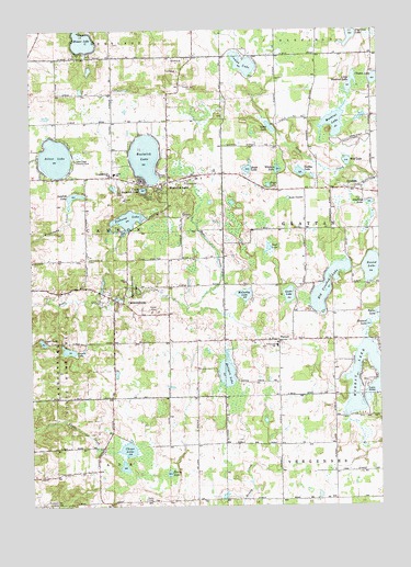 Cannonsburg, MI USGS Topographic Map