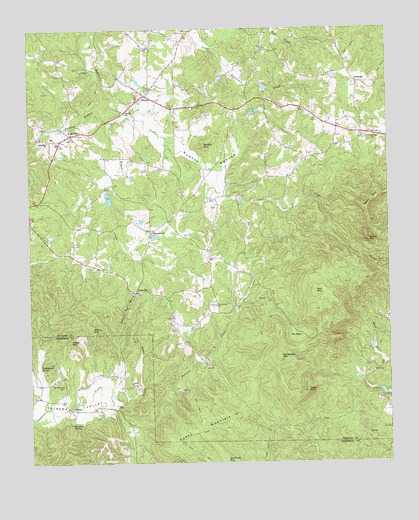 Ludville, GA USGS Topographic Map