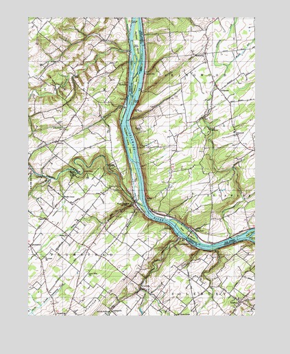 Lumberville, PA USGS Topographic Map
