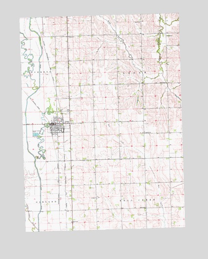 Lyons, NE USGS Topographic Map
