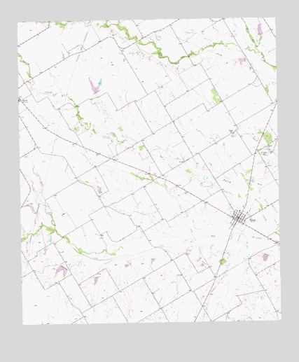 Malone, TX USGS Topographic Map