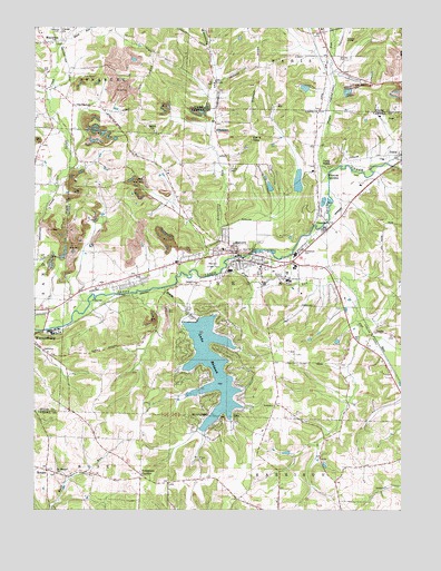 Malvern, OH USGS Topographic Map