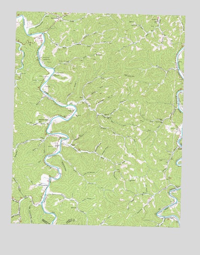 Canoe, KY USGS Topographic Map