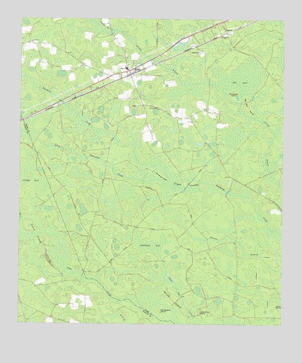 Manor, GA USGS Topographic Map