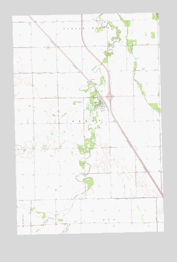 Manvel, ND USGS Topographic Map