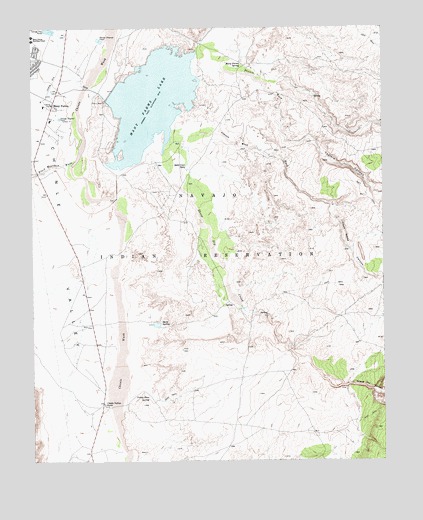 Many Farms, AZ USGS Topographic Map