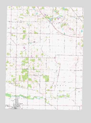 Marengo North, IL USGS Topographic Map