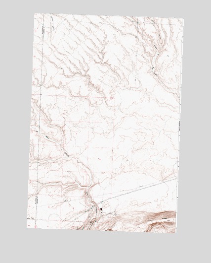 Canoe Ridge, WA USGS Topographic Map