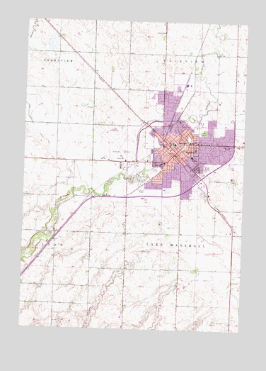 Marshall, MN USGS Topographic Map