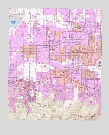 Canoga Park, CA USGS Topographic Map