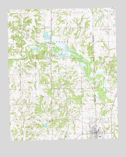 Maud, OK USGS Topographic Map