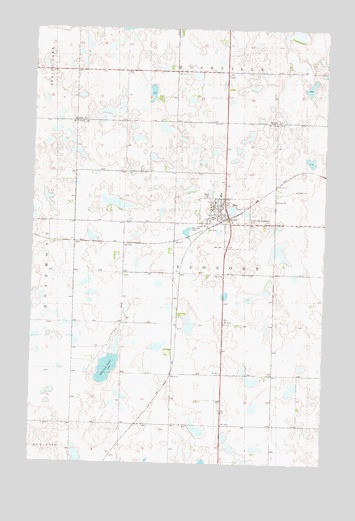 Max, ND USGS Topographic Map