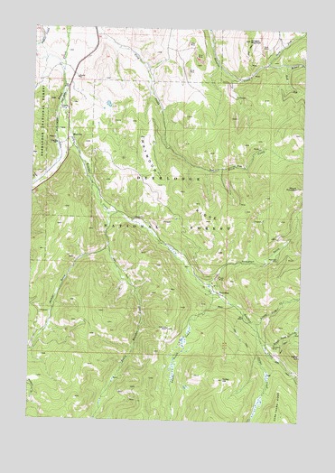 Maxville, MT USGS Topographic Map