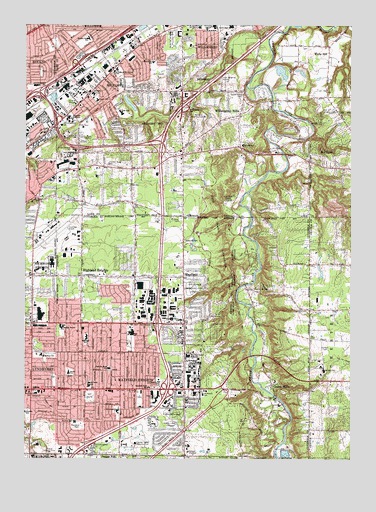 Mayfield Heights, OH USGS Topographic Map