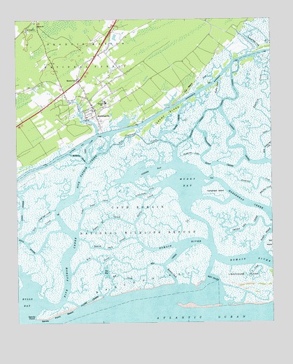 McClellanville, SC USGS Topographic Map