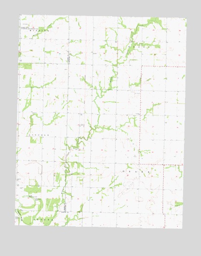 McCune NE, KS USGS Topographic Map