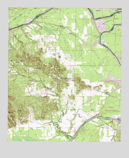 McDowell, AL USGS Topographic Map