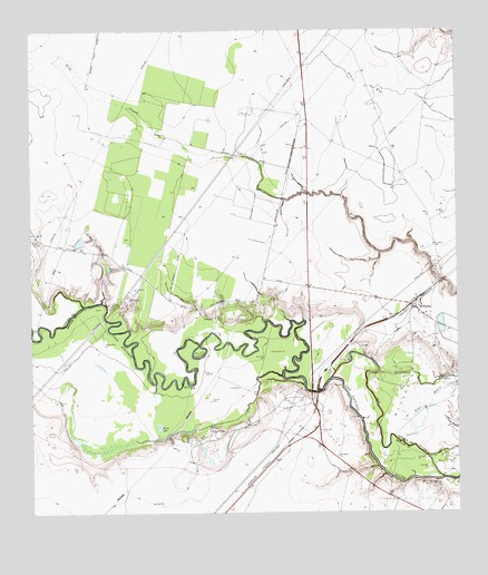 McFaddin, TX USGS Topographic Map