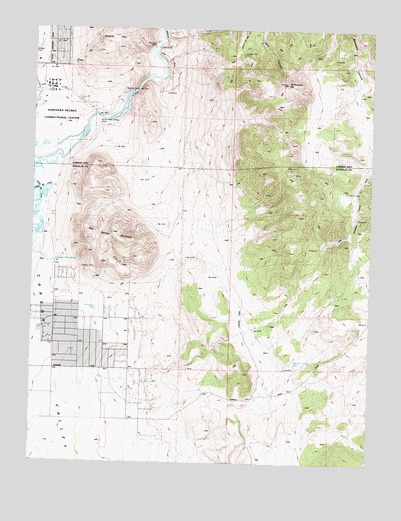 McTarnahan Hill, NV USGS Topographic Map