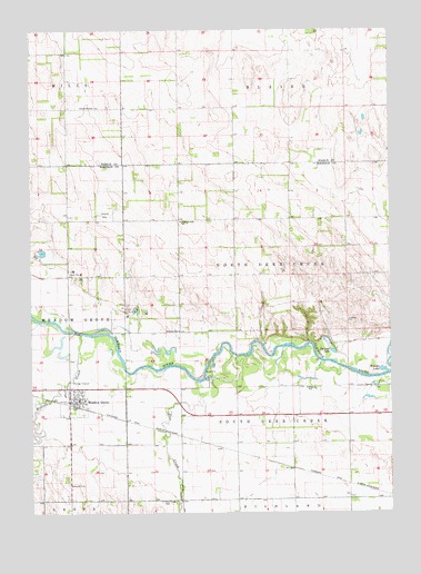 Meadow Grove, NE USGS Topographic Map