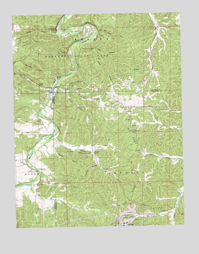 Meramec State Park, MO USGS Topographic Map