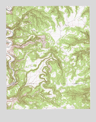 Canon Encierro, NM USGS Topographic Map